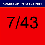 Buy Wella Koleston Perfect Me + 7/43 Medium Blonde Red Gold at Wholesale Hair Colour
