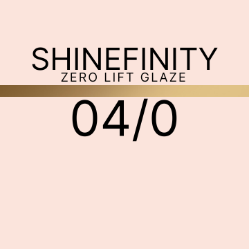 Wella Shinefinity Zero Lift Glaze 60ml 04/0 Natural Espresso