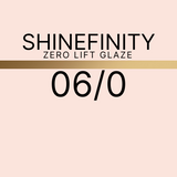 Wella Shinefinity Zero Lift Glaze 60ml 06/0 Natural Brandy