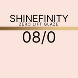 Wella Shinefinity Zero Lift Glaze 60ml 08/0 Natural Latte