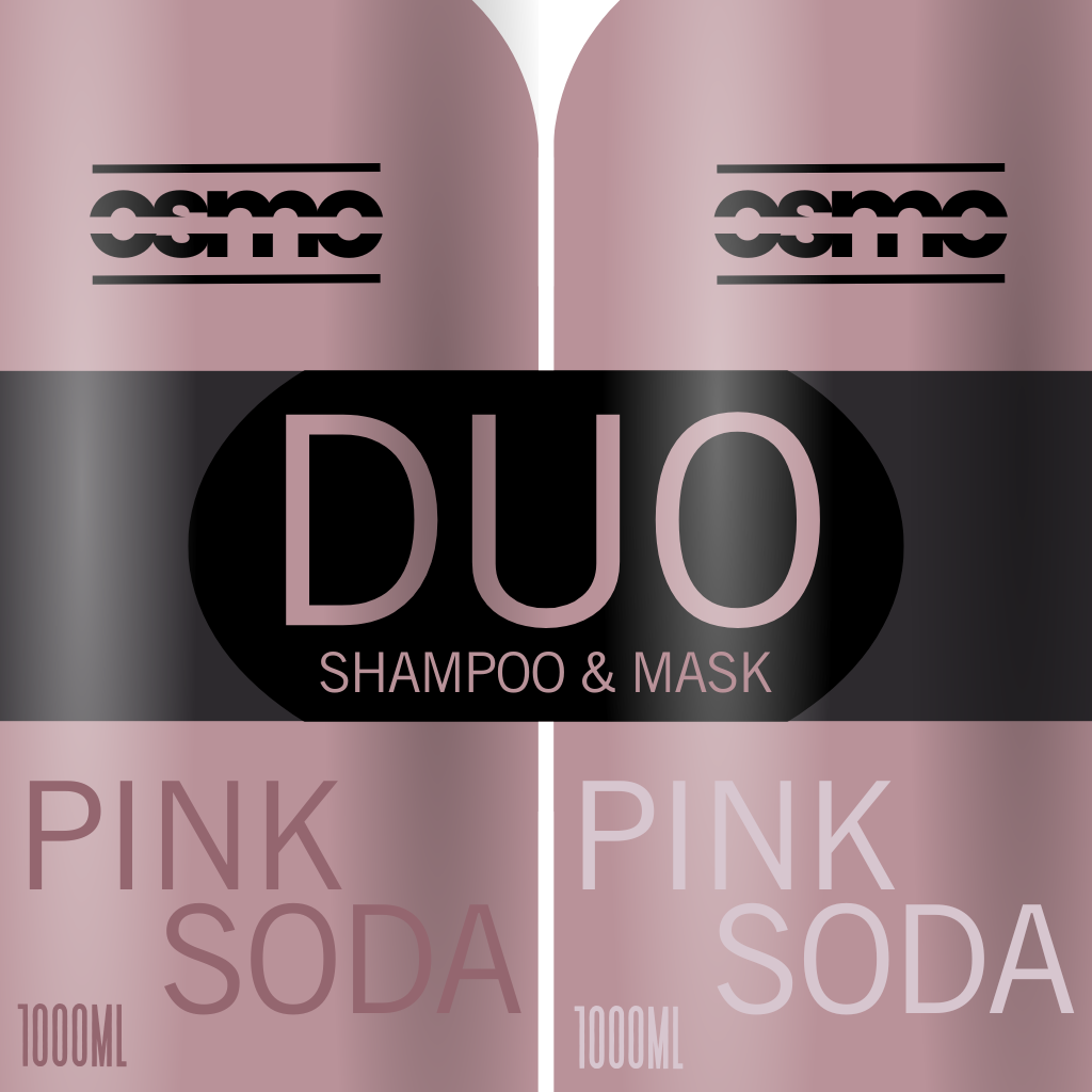 Osmo Pink Soda Colour Enhancing Shampoo & Mask Duo 1000ml