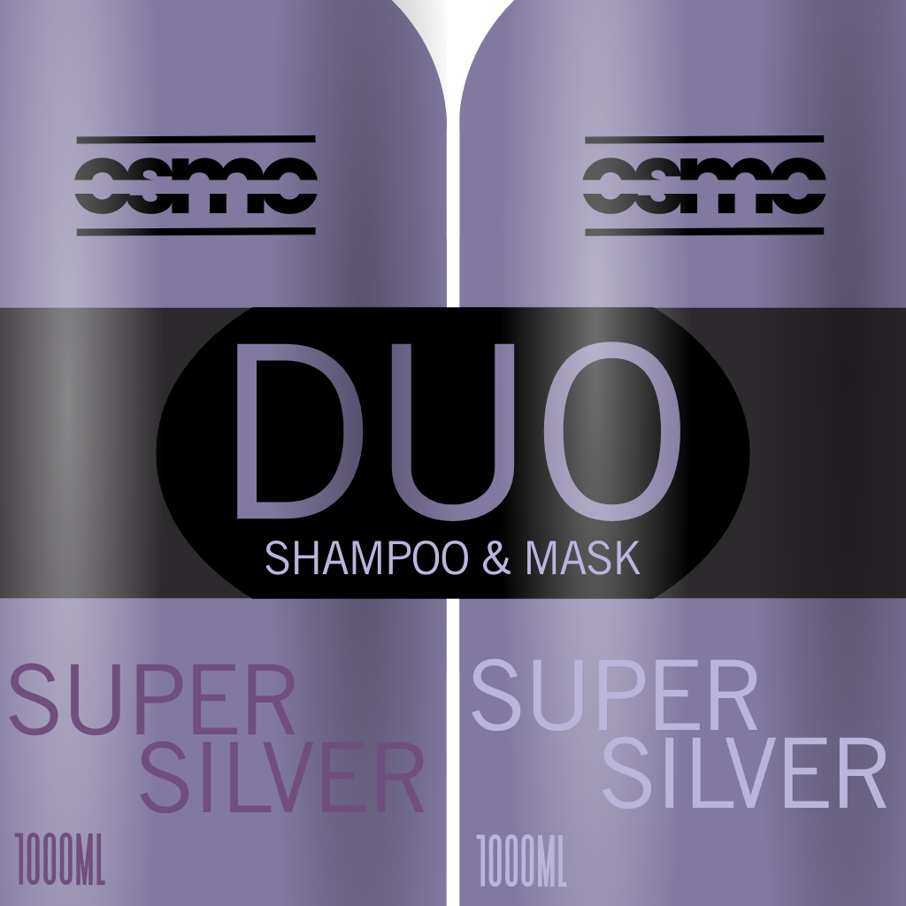 Osmo Super Silver No Yellow Shampoo & Mask Duo 1000ml