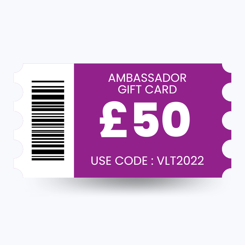 4. Enjoy a £50 Gift Card Per Reference