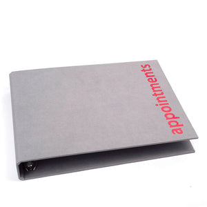 Loose Leaf 3 Ring Binder - 6 Assistant Grey