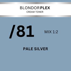 Wella Blondorplex Cream Toner /81 Pale Silver 60ml