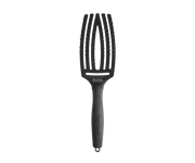 Olivia Garden Fingerbrush Care Iconic Double Bristles Black Medium