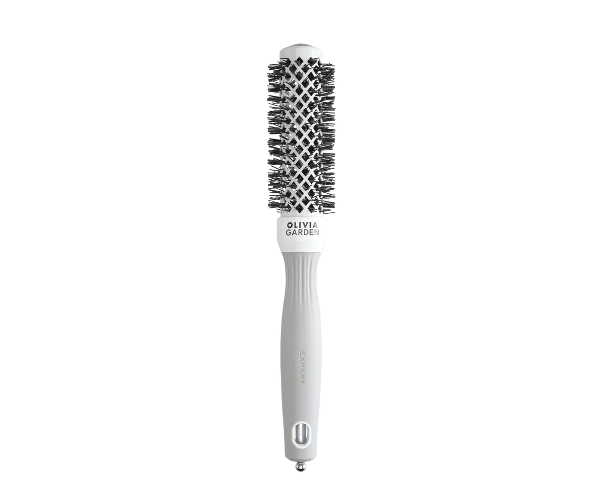 Olivia Garden Expert Blowout Shine White & Grey 25mm