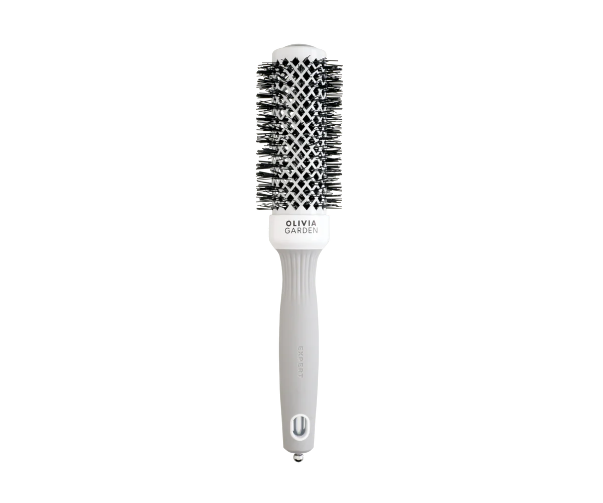 Olivia Garden Expert Blowout Shine White & Grey 35mm