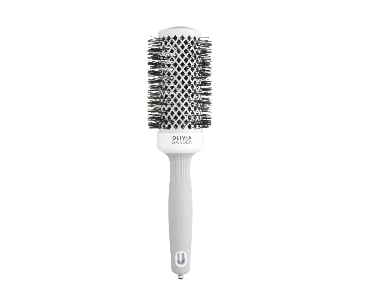 Olivia Garden Expert Blowout Shine White & Grey 45mm