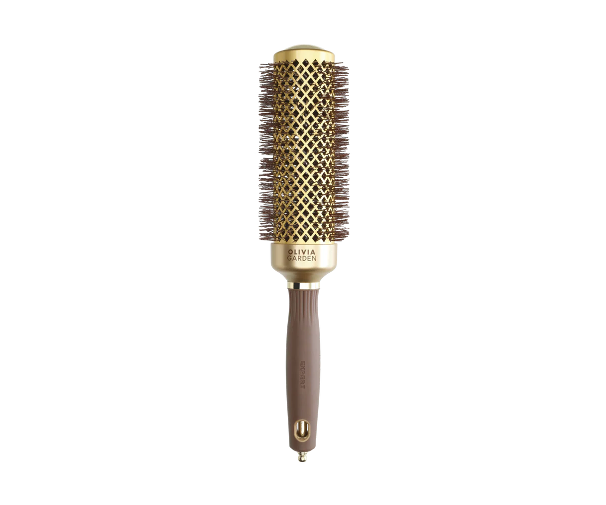 Olivia Garden Expert Blowout Speed Wavy Bristles Gold & Brown 45mm