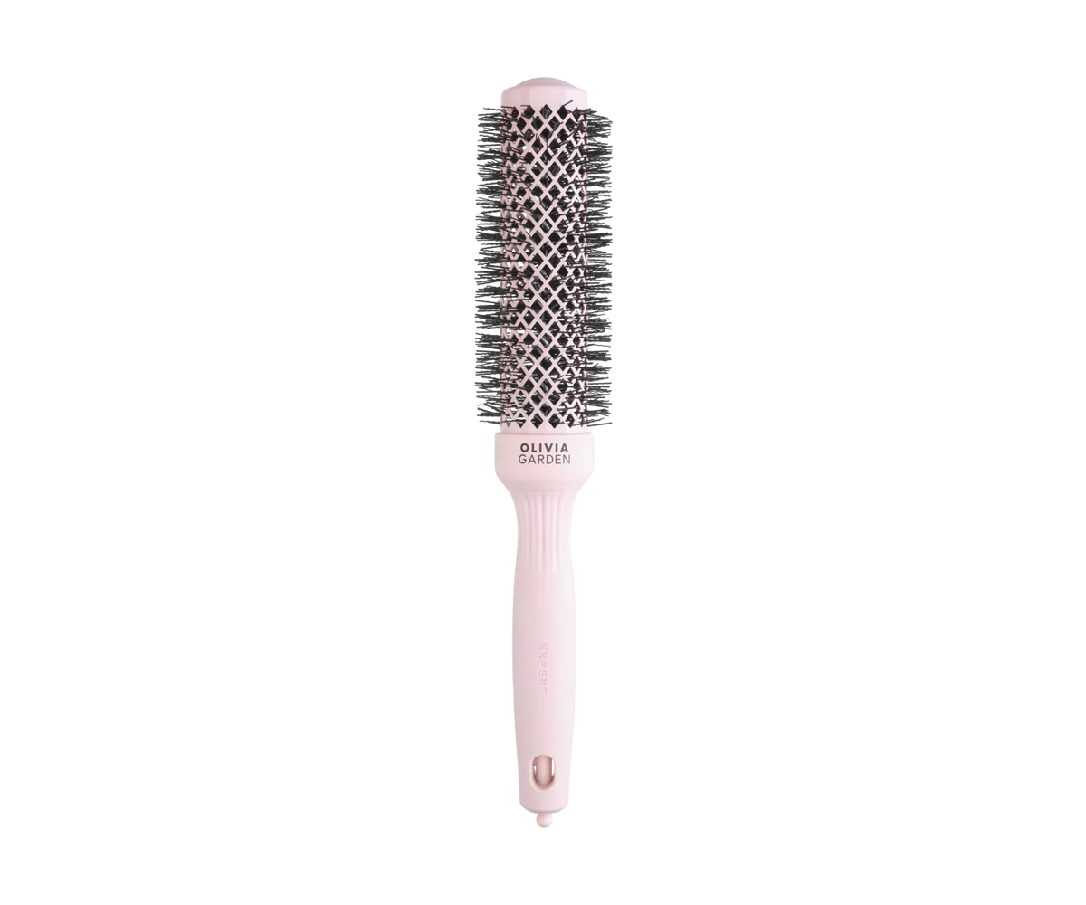 Olivia Garden Expert Blowout Speed Wavy Bristles Pastel Pink 35mm