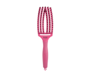 Olivia Garden Fingerbrush Care Iconic Boar & Nylon Hot Pink Medium
