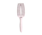 Olivia Garden Fingerbrush Care Iconic Boar & Nylon Pastel Pink Medium