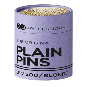 LJ Professional 3 Inch Plain Pins Blonde x500