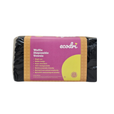 EcoDri Waffle Disposable Towels 50 x 40cm x 80cm Black