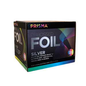 Prisma 120mm x 100m Wide Embossed Foil - Silver