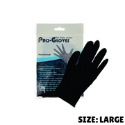 Black Durable Latex Pro Gloves - Large (1 Pair)
