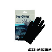 Black Durable Latex Pro Gloves - Medium (1 Pair)