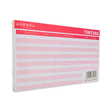 Agenda Tinting Record Cards