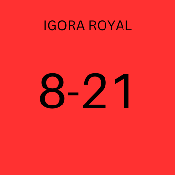 Schwarzkopf Igora Royal 8-21 Light Ash Blonde Cendre
