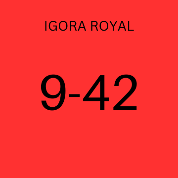 Schwarzkopf Igora Royal 9-42 Extra Light Blonde Beige Ash