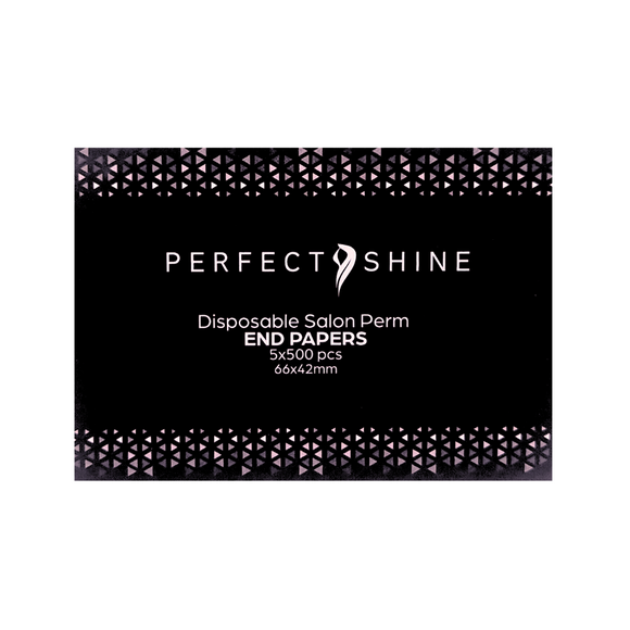 Perfect Shine Perm Wet Strength End Paper Pads 5 x 500 pack