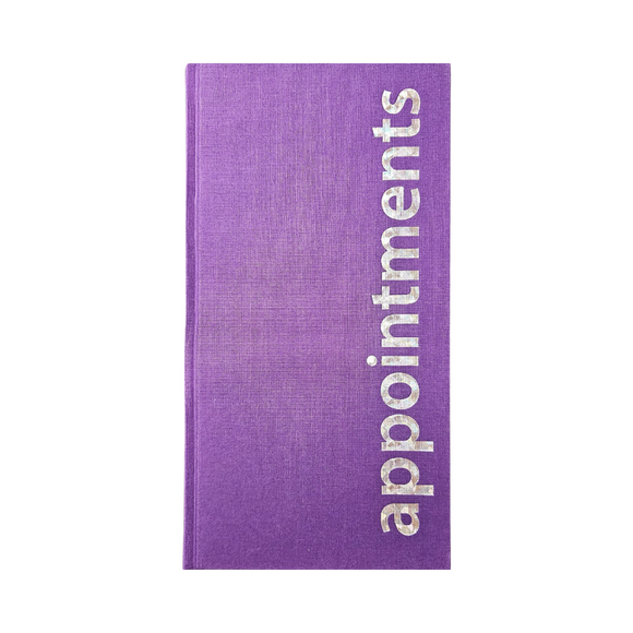 Agenda Appointment Book 3 Assistant - Purple