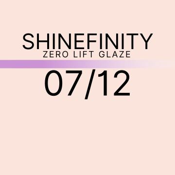 Wella Shinefinity Zero Lift Glaze 60ml 07/12 Cool Mushroom