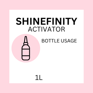 Wella Shinefinity 1 Litre Activator Bottle Usage