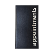 Agenda Appointment Book 3 Assistant - Black