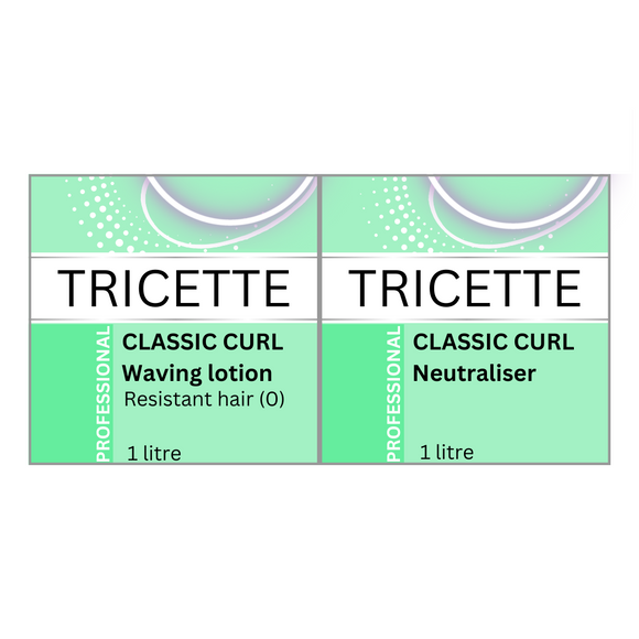 Tricette Classic Curl Waving Lotion Normal Hair Twin Pack 1ltr Bottles