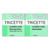 Tricette Classic Curl Waving Lotion Normal Hair Twin Pack 1ltr Bottles