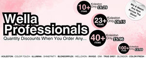 Wella Professionals Quantity Discounts