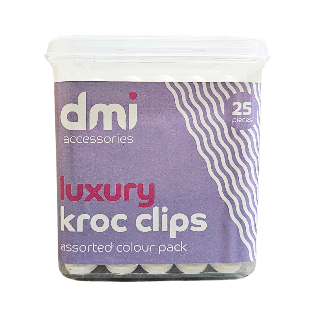 DMI Luxury Kroc Clips - White (25pcs)