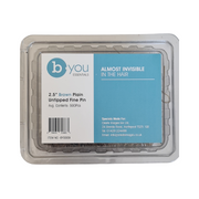 B.YOU 2.5" Brown Plain Pin BY009 500 pieces