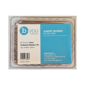 B.YOU 3" Brown Plain Pin BY011 500 pieces