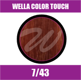 Buy Wella Color Touch 7/43 Medium Red Golden Blonde at Wholesale Hair Colour