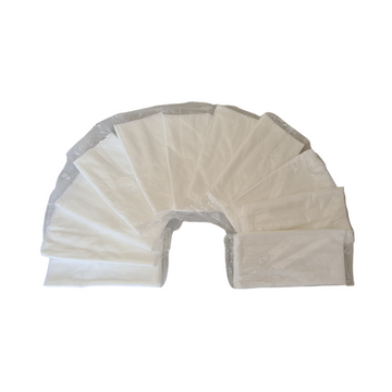 100 Disposable Towels - White