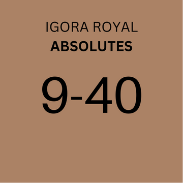 Schwarzkopf Igora Royal 9-40 Absolutes Extra Light Blonde Beige