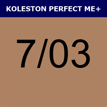 Buy Wella Koleston Perfect Me + 7/03 Medium Natural Gold Blonde at Wholesale Hair Colour
