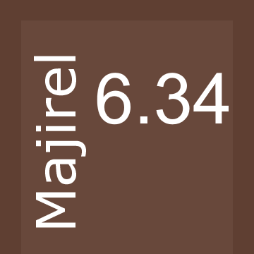LOreal Majirel 6.34 Dark Golden Copper Blonde