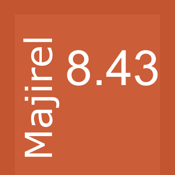 LOreal Majirel 8.43 – Light Copper Gold Blonde Majirouge