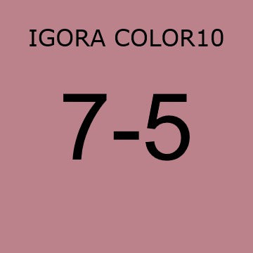 Schwarzkopf Igora Color 10 7-5 Medium Blonde Gold 60ml