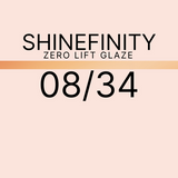 Wella Shinefinity Zero Lift Glaze 60ml 08/34 Spicy Ginger