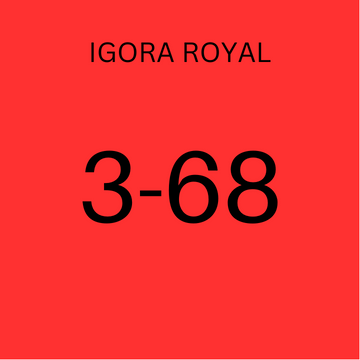 Schwarzkopf Igora Royal 3-68 Dark Brown Chocolate Red