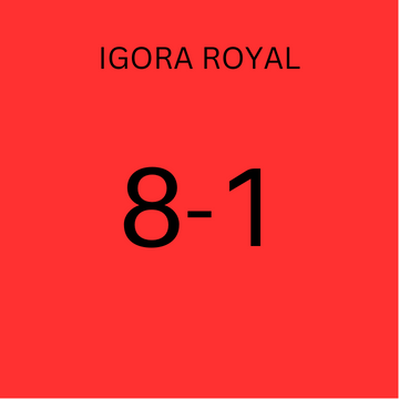 Schwarzkopf Igora Royal 8-1 Cendre Light Blonde