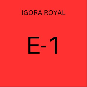 Schwarzkopf Igora Royal E-1 Cendre Extract