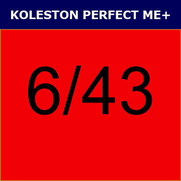 Buy Wella Koleston Perfect Me + 6/43 Dark Red Gold Blonde at Wholesale Hair Colour