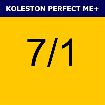 Buy Wella Koleston Perfect Me + 7/1 Medium Ash Blonde at Wholesale Hair Colour