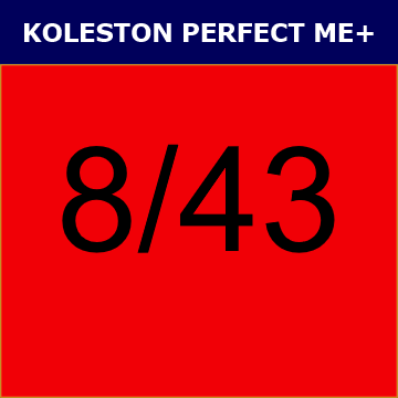 Buy Wella Koleston Perfect Me + 8/43 Light Blonde Red Gold at Wholesale Hair Colour